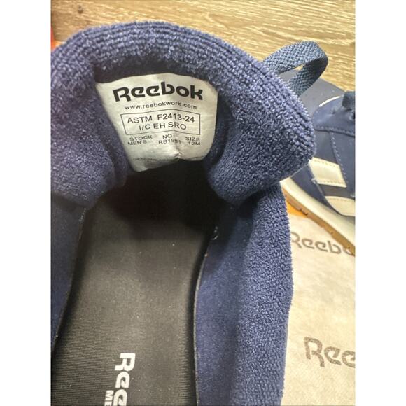 Reebok RB1981 Men\'s Safety Toe Classic Work Safety Shoes Casual Navy Size 12 M main image 10